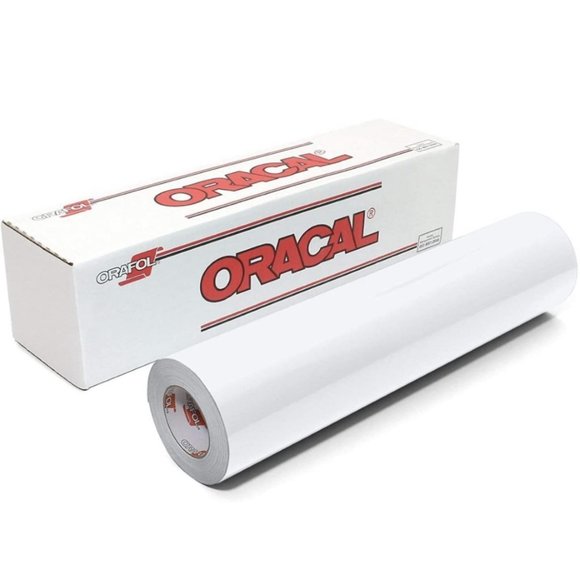 12" x 25 Feet MATTE WHITE Oracal 651 Cricut Hobby Craft Decal Vinyl Sticker - Picture 1 of 2